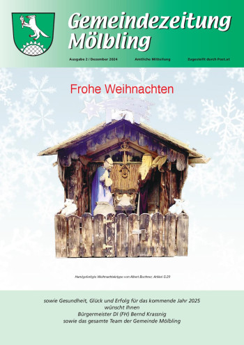 Cover Gemeindezeitung Dezember 2024